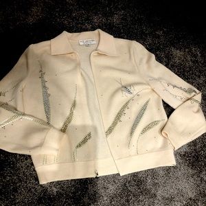 ST JOHN Women’s Rhinestone Jacket